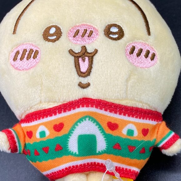 Chiikawa 7-11 Collab Sweater Usagi (D) Key Chain Plush Doll 2024 Christmas NWT - Picture 9 of 13